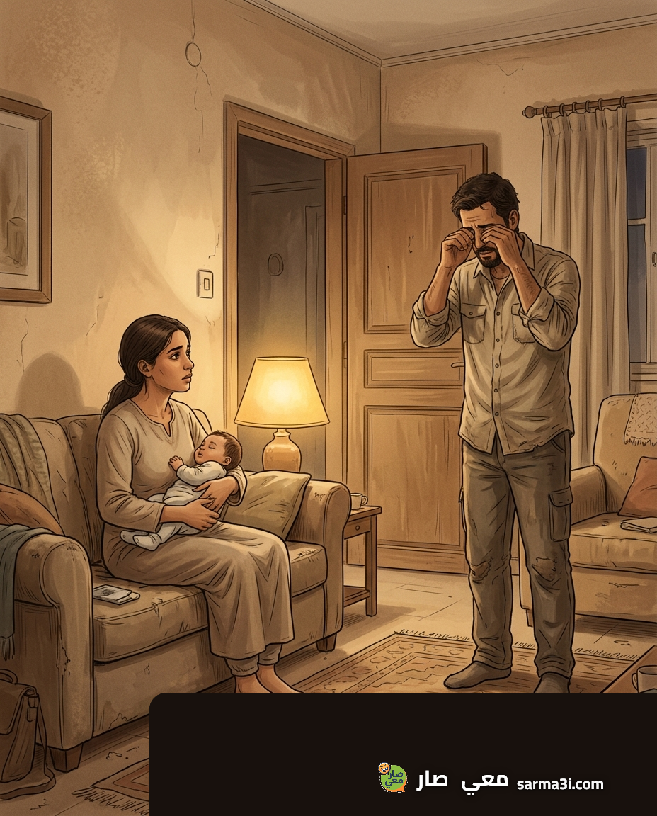 رسمة توضيحية للموقف