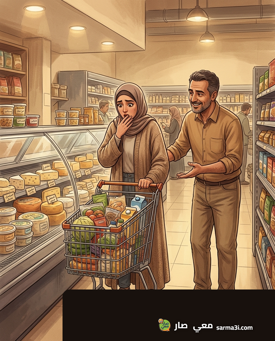 رسمة توضيحية للموقف
