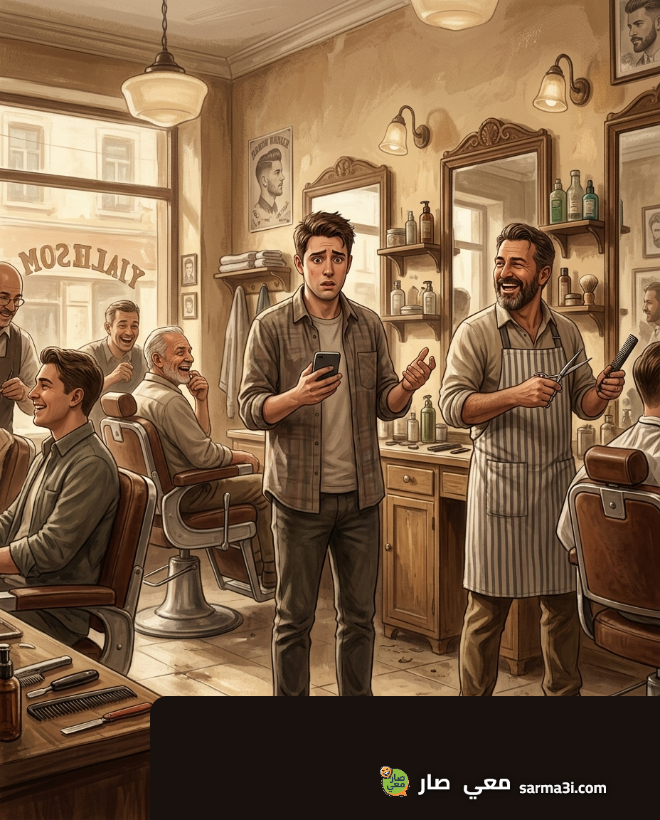 رسمة توضيحية للموقف