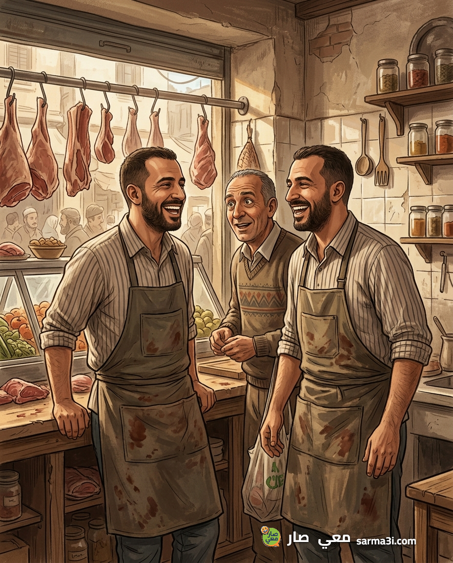 رسمة توضيحية للموقف