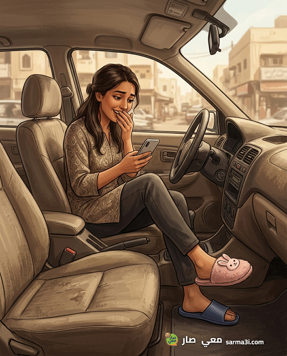 رسمة توضيحية للموقف