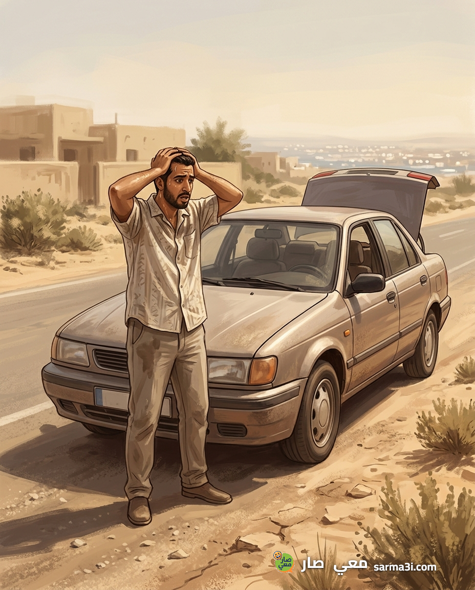 رسمة توضيحية للموقف