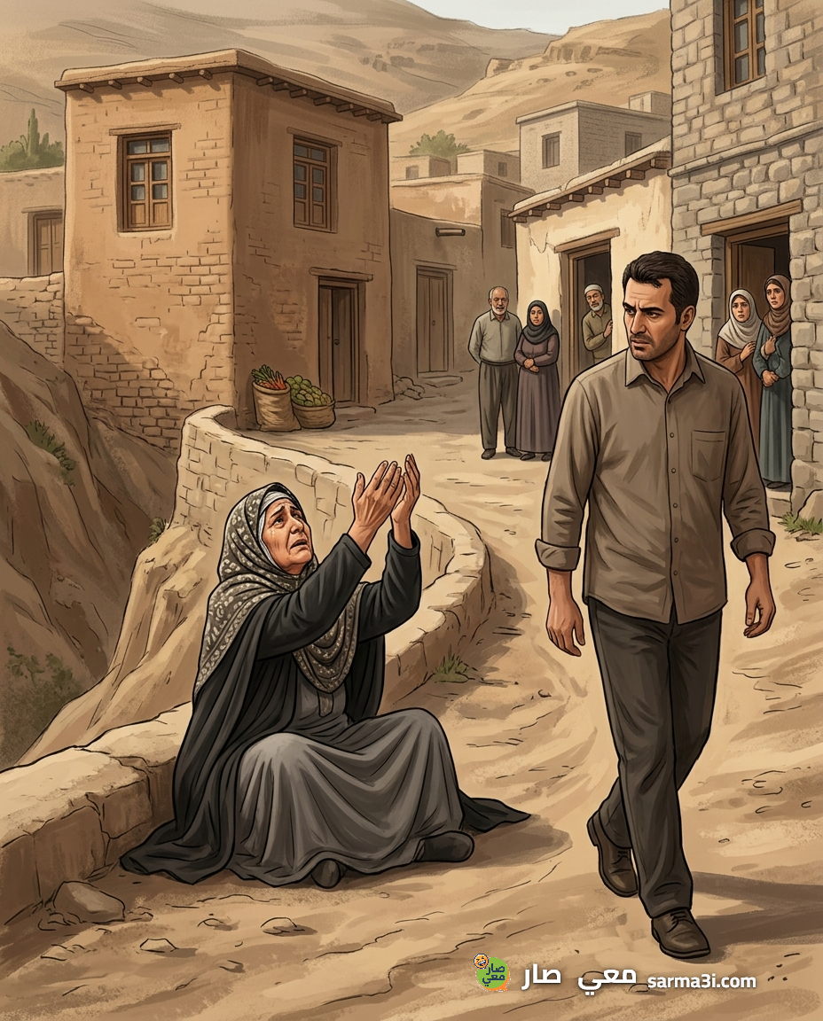 رسمة توضيحية للموقف