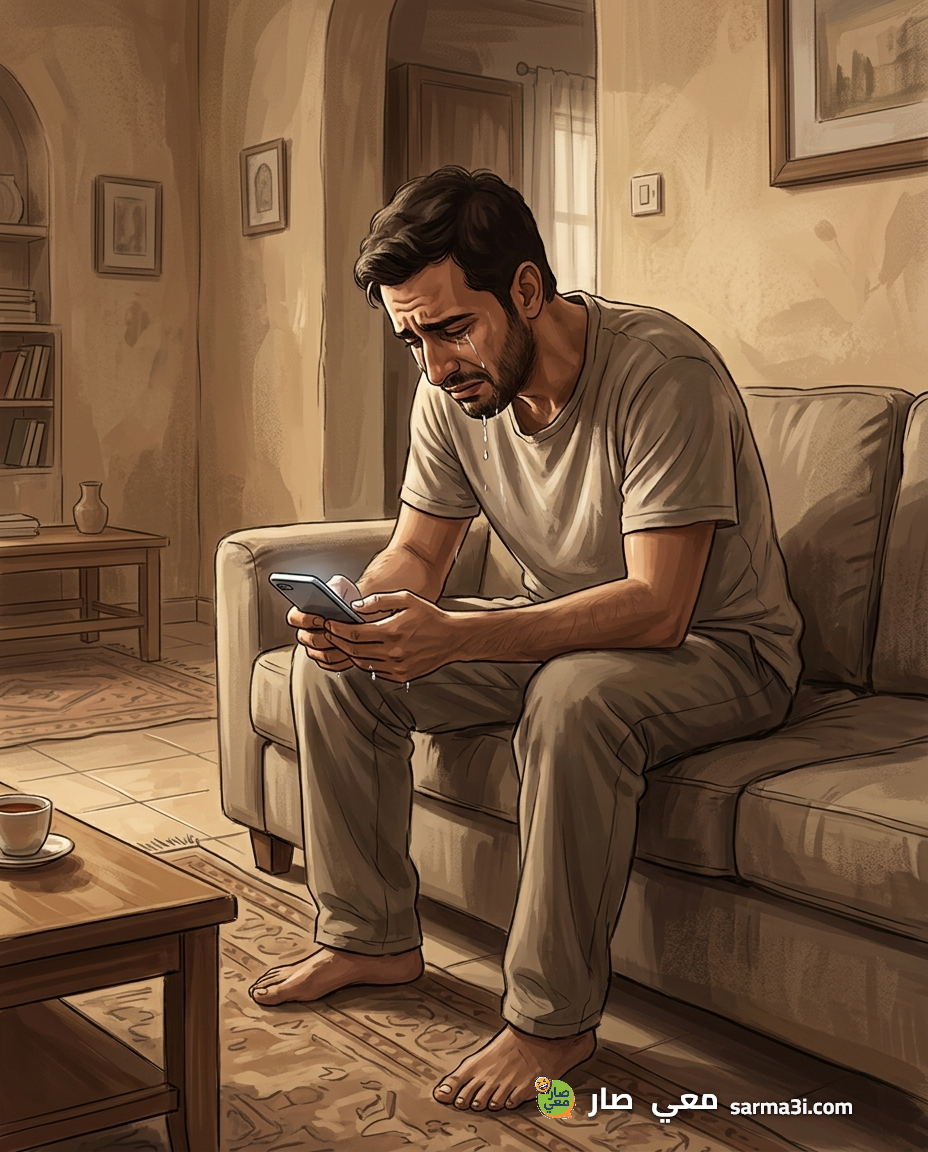 رسمة توضيحية للموقف